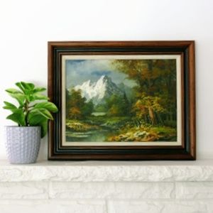 Vintage original landscape painting